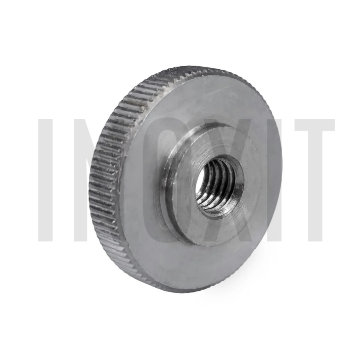 Nakrętka radełkowana niska DIN 467 nierdzewna M